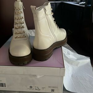 New Cecelia New York Chance Alabaster Boots- will not ship box